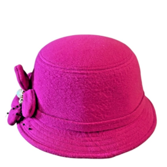 Womens Church Hat Pink One Size Fits All Hat - Picture 2 of 9